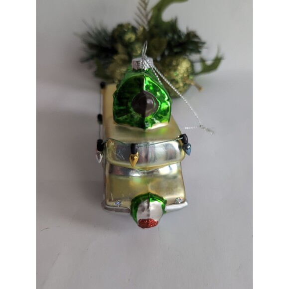 Camper RV Christmas Tree Ornament Camper Robert Stanley Blown Glass - Picture 3 of 5